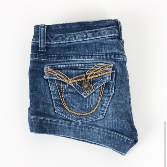 Astrologie denim jean shorts - Picture 5 of 7